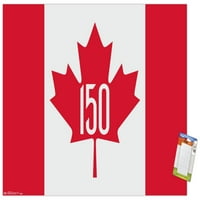 Канада-150-Годишнината Ѕид Постер, 22.375 34