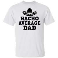 Графичка Америка Ден на таткото Начо просечна тато кул кошула за машка маица за машка машка