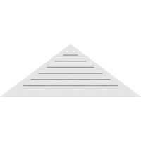 42 W 14 H Триаголник Површински монтирање ПВЦ Гејбл Вентилак: Функционален, W 2 W 2 P Brickmould Shill Frame