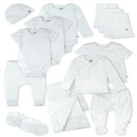 Искрена облека за бебиња бебе или девојче Пол неутрален органски памук добредојде домашен подарок