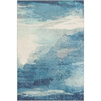 Уметнички ткајачи Оливија Апстрактна област килим, сина, 5 '7'6