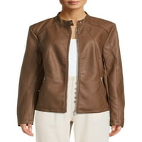 Марк Алан Центар за женски поштенски кожени јакна