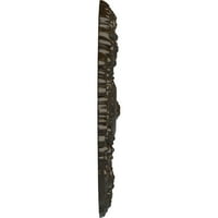 Екена Милхаурд 21 ОД 2 П Марсеј таванот Медалјон, рачно обоена камена огнена огниште крцкање