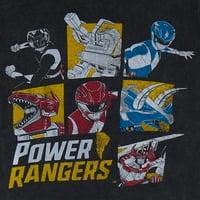 Ретро графичка маица со моќност на момчињата, 2-пакет, големини 4-18