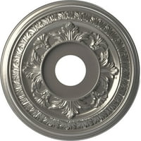 Екена мелница 16 OD 1 2 ID 1 P Baltimore Thermoformed PVC Medallyon Medallion, стар темен челик