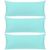 Единствени поволни цени случаи на перници од памук на телото со патент цијан сина боја 20 54