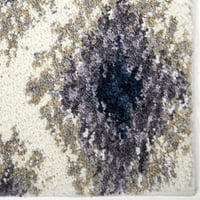 Оријански килими луксузни икати подрачја со повеќе болен килим, 5'3 7'6