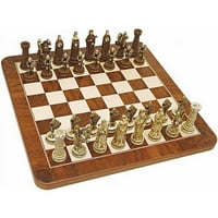 Средновековен шах сет, рачно обоена и орев од табла, 17 “