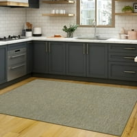 Онтансон Сахара Тонски дизајн Реверзибилен килим на отворено во затворен простор, 5'3 6'11