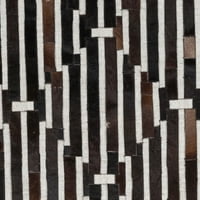 Уметнички ткајачи Еулалија црна модерна 2 '3' област килим