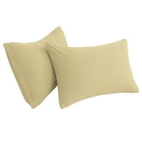 Единствени поволни цени 2-парчиња меки перници за микрофибер, стандарден, лесен тен