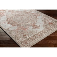 Уметнички ткајачи Традиционална апстрактна област килим, 7 '9'